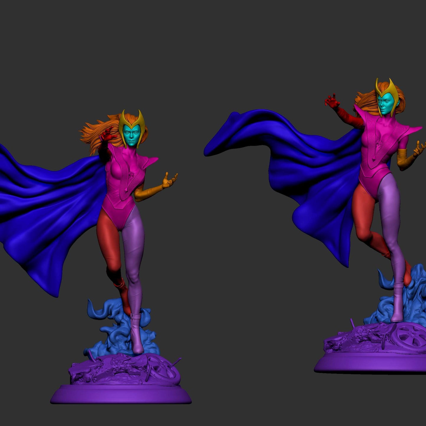 1435 Scarlet Witch - Wanda - STL 3D Print Files