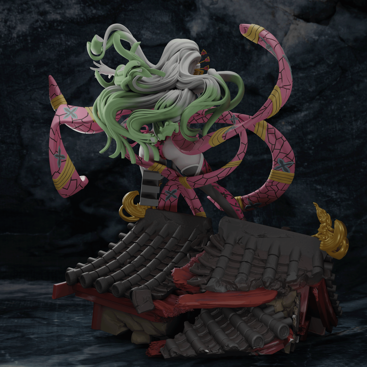 1612 Daki Kimono - Kimetsu no Yaiba - STL 3D Print Files