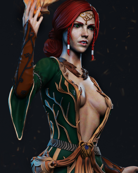 Triss Merigold - Witcher - STL 3D Print Files