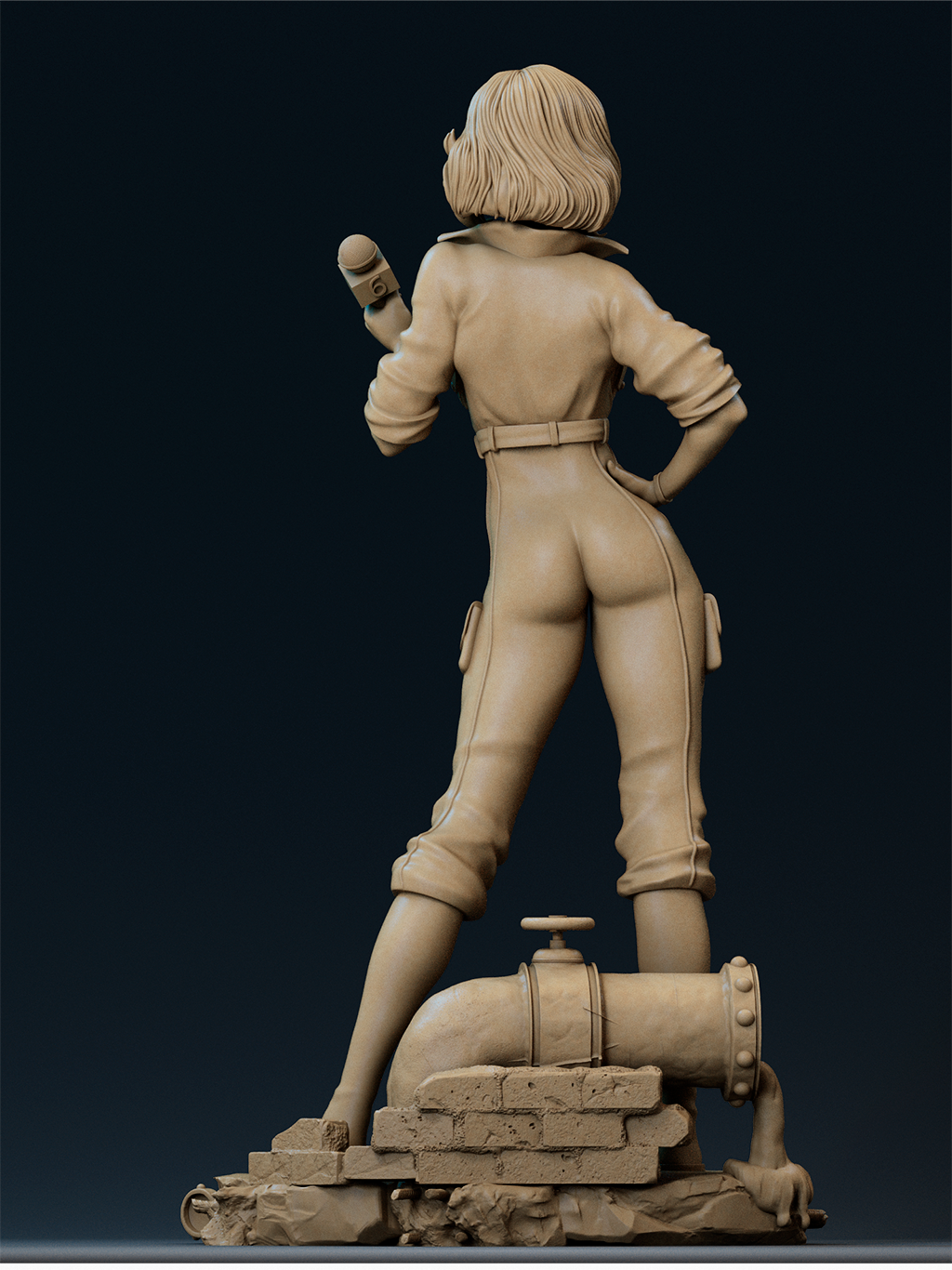1477 April O'Neil NSFW - TMNT - STL 3D Print Files