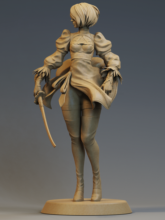 1308 2B NSFW - NIER AUTOMATA - STL 3D Print Files