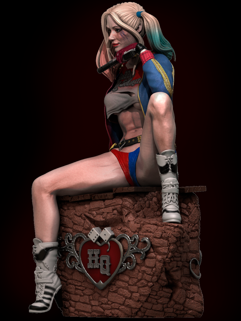 1567 Harley Quinn NSFW - DC Comics - STL 3D Print Files