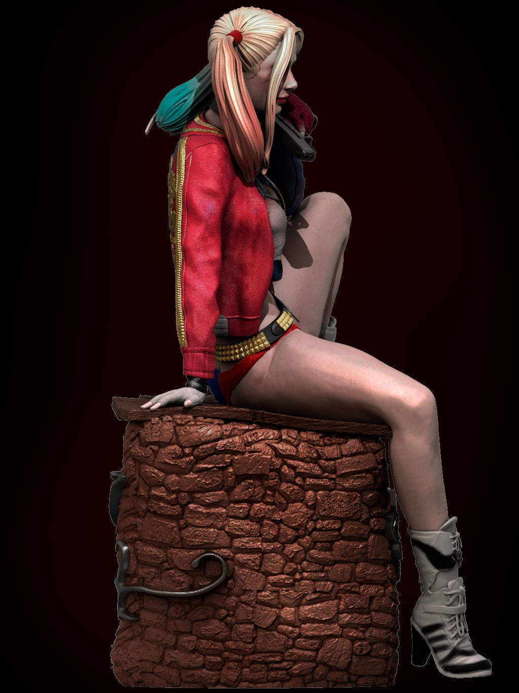 1567 Harley Quinn NSFW - DC Comics - STL 3D Print Files
