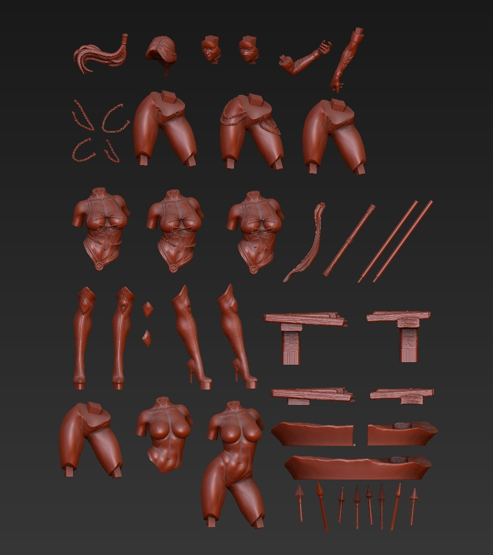 Jade NSFW - Mortal Kombat - STL 3D Print Files