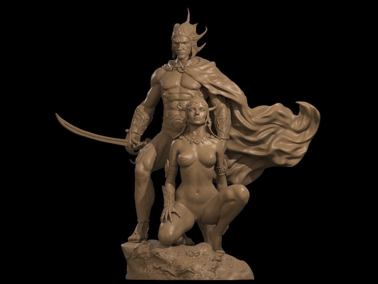 A fight man of mars NSFW - STL 3D Print Files