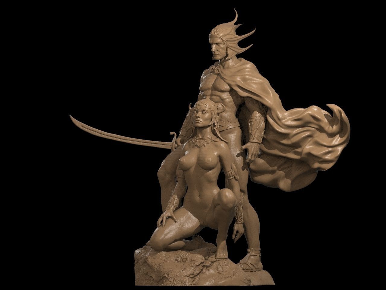 A fight man of mars NSFW - STL 3D Print Files