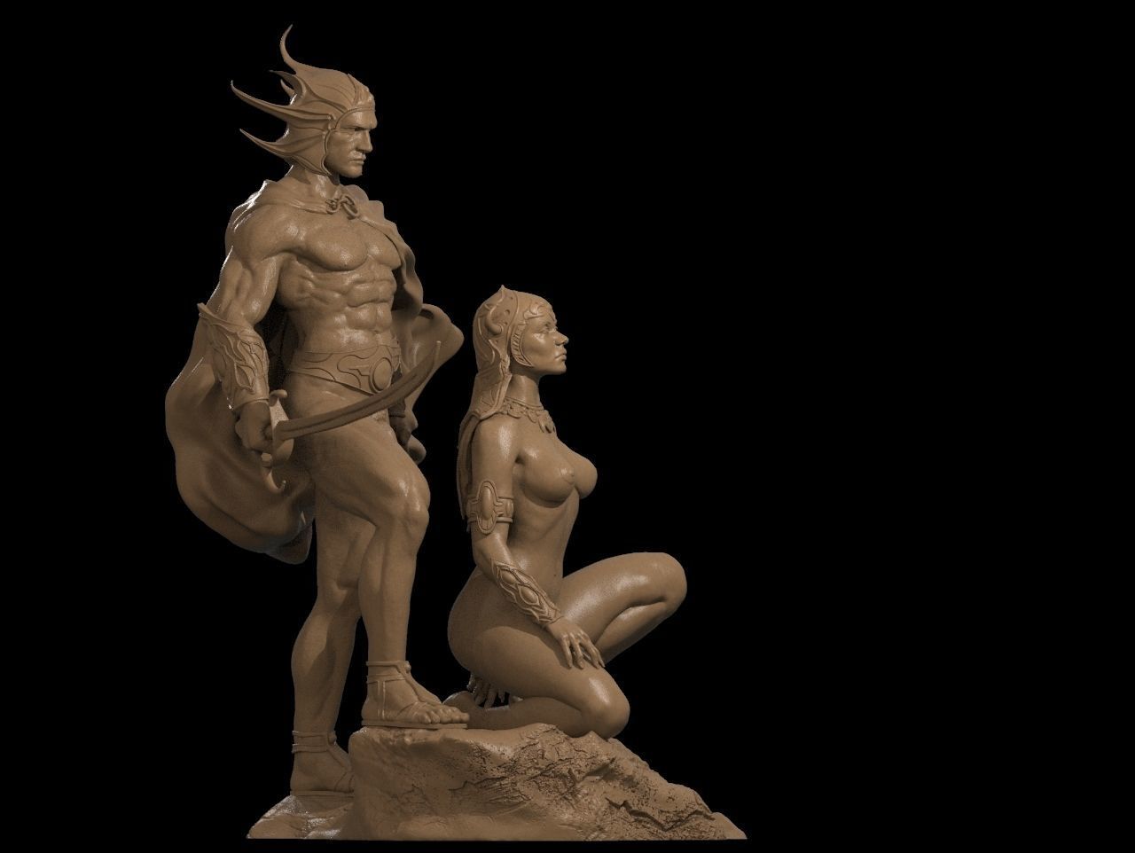 A fight man of mars NSFW - STL 3D Print Files