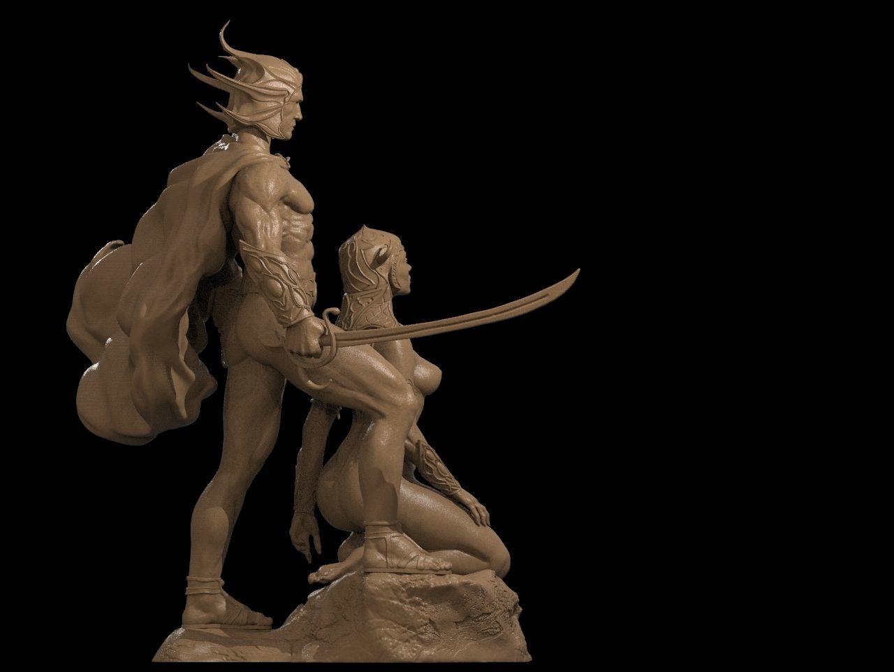 A fight man of mars NSFW - STL 3D Print Files