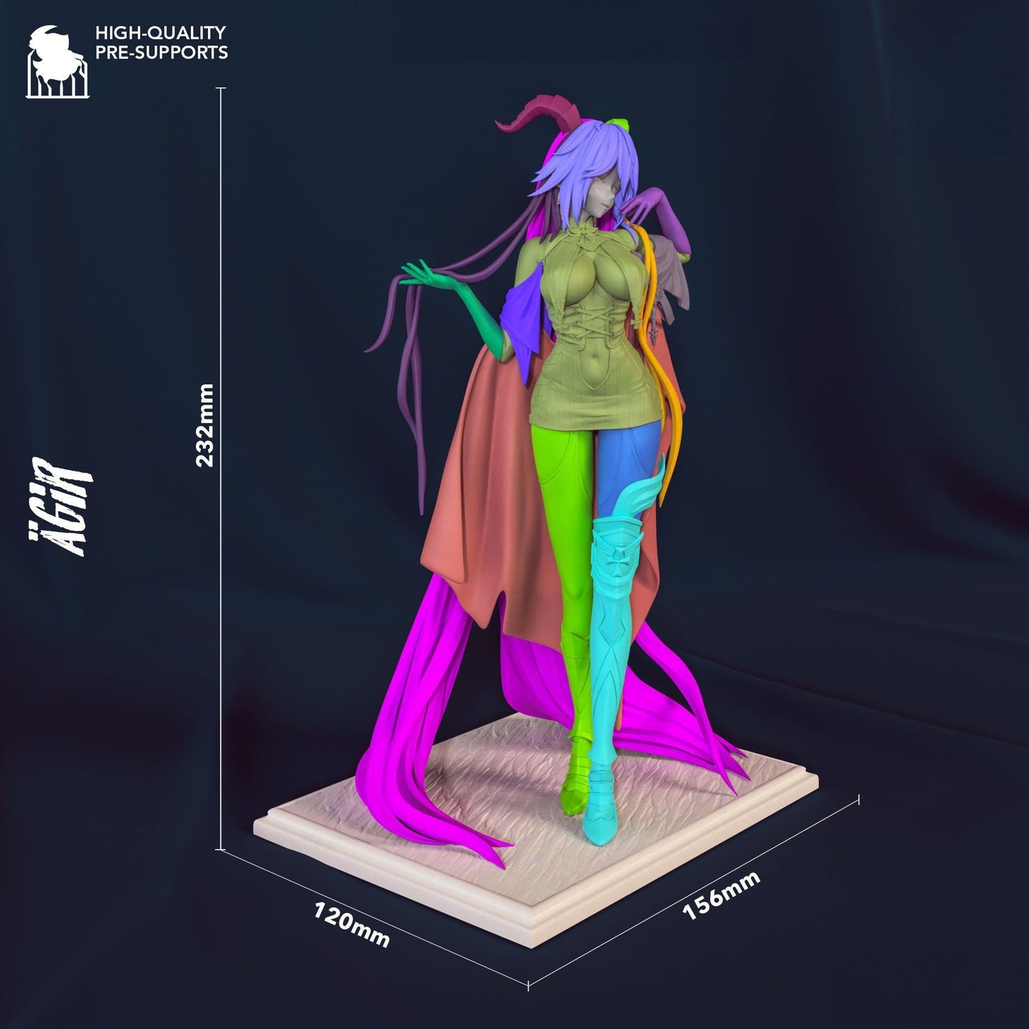 Agir - Azur Lane - STL 3D Print Files