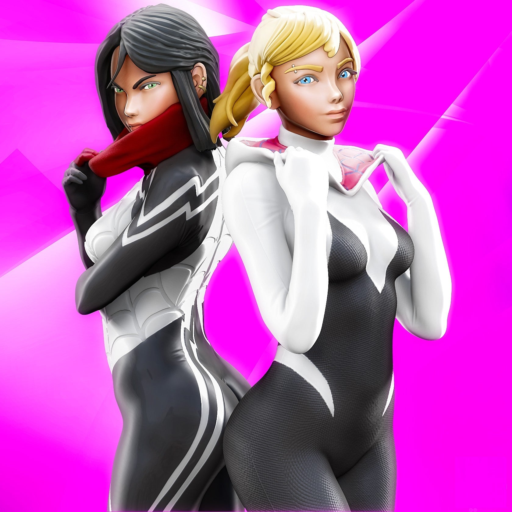 Silk and Spider-Gwen - STL 3D Print Files – My Stl