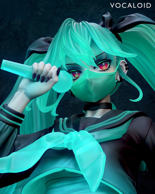 Hatsune Miku - Vocaloid - STL 3D Print Files