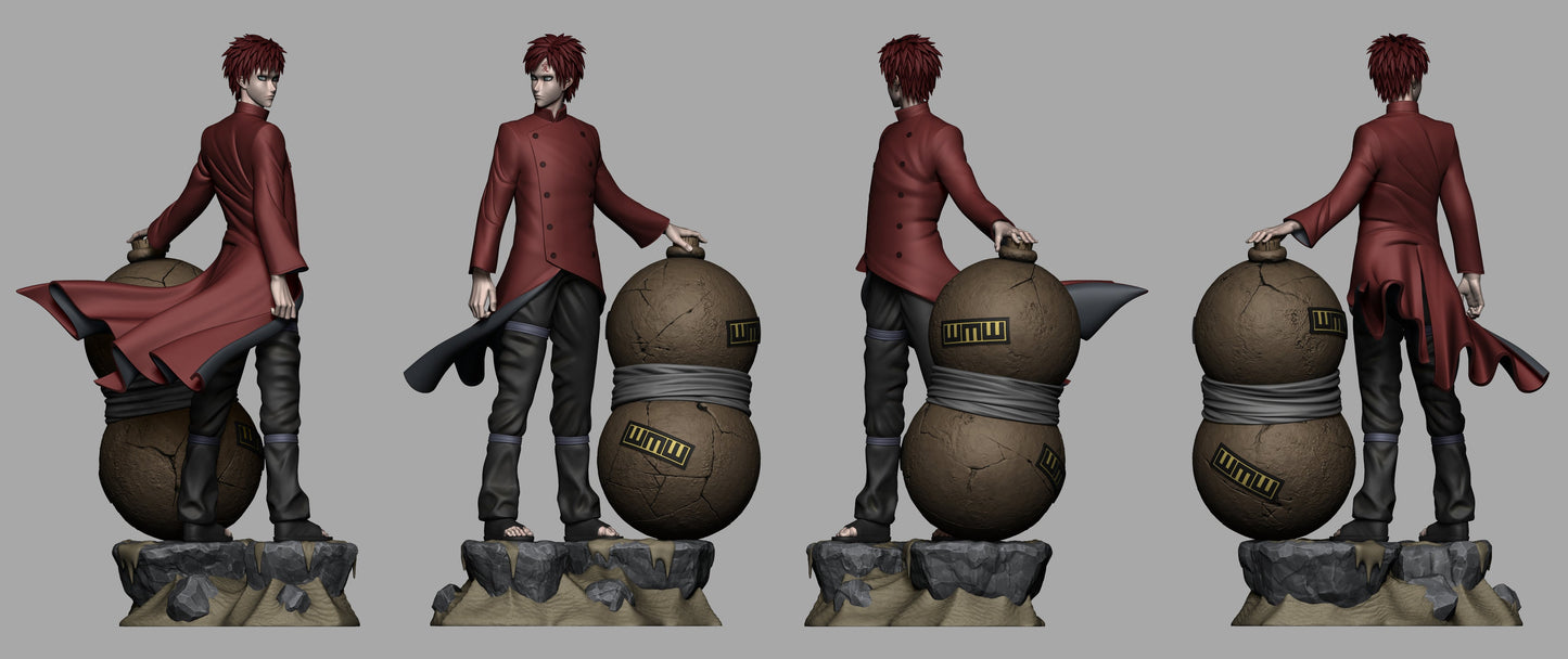 1300 GAARA - NARUTO - STL 3D Print Files