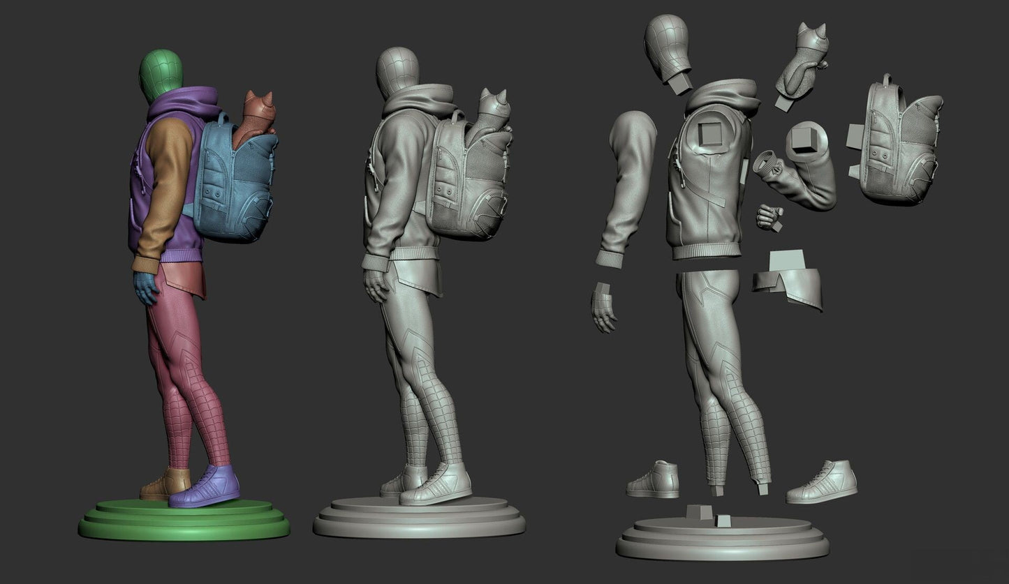 1327 Miles Morales - Spider-Man - STL 3D Print Files