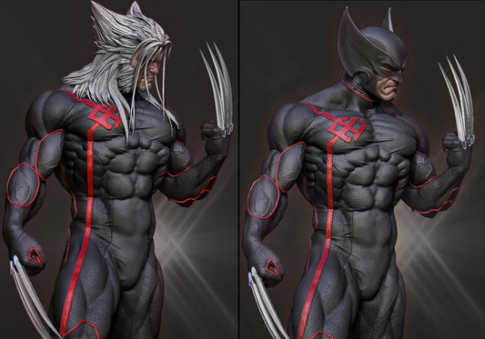 1451 Wolverine The End - X-MEN - STL 3D Print Files