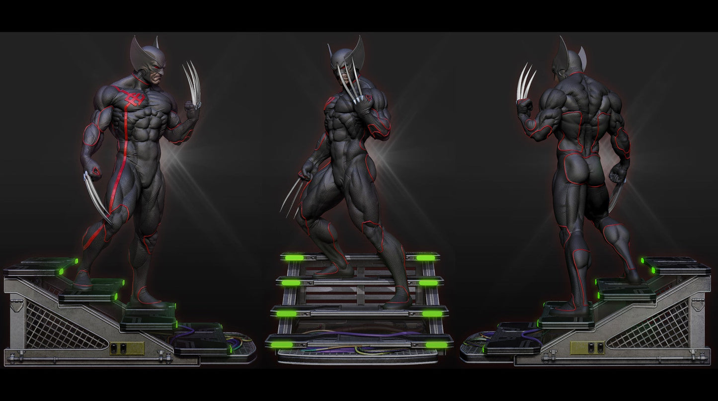 1451 Wolverine The End - X-MEN - STL 3D Print Files