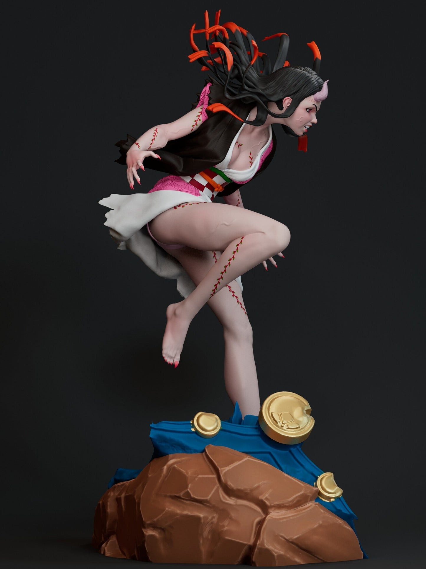 Nezuko Kamado - Kimetsu no Yaiba - STL 3D Print Files
