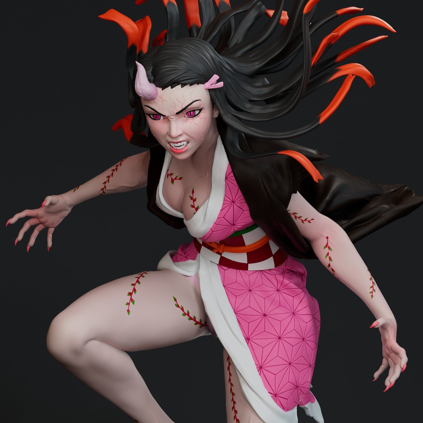 Nezuko Kamado - Kimetsu no Yaiba - STL 3D Print Files