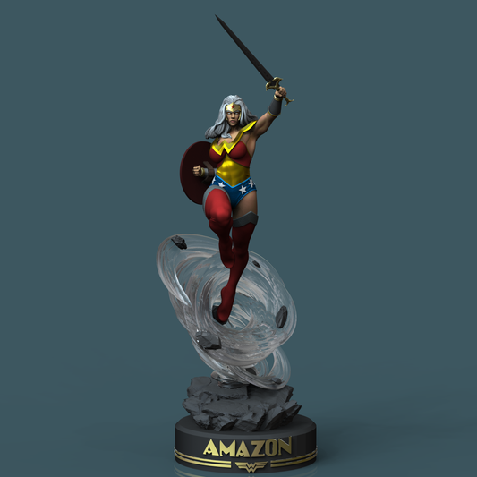1367 Wonder Woman - Amazon Warriors - STL 3D Print Files