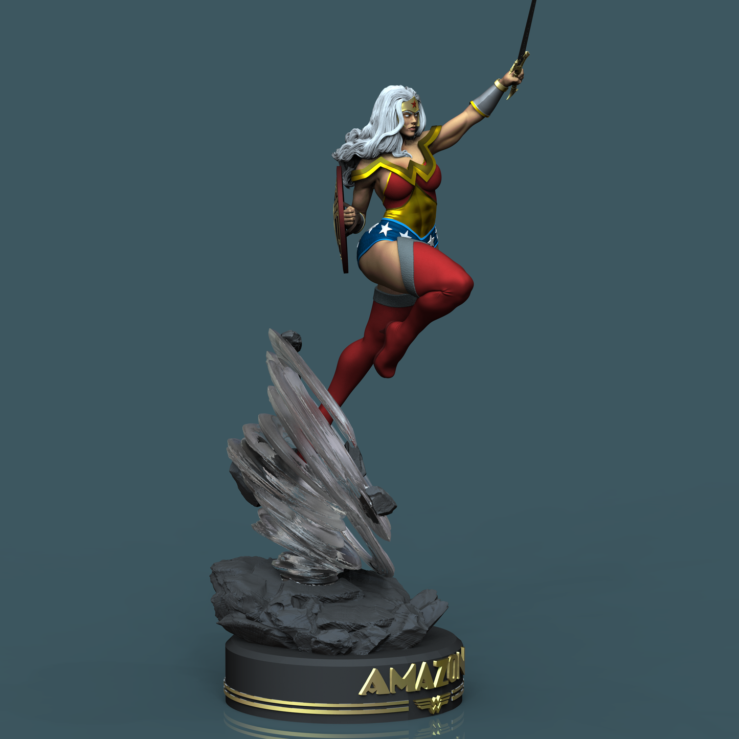 1367 Wonder Woman - Amazon Warriors - STL 3D Print Files