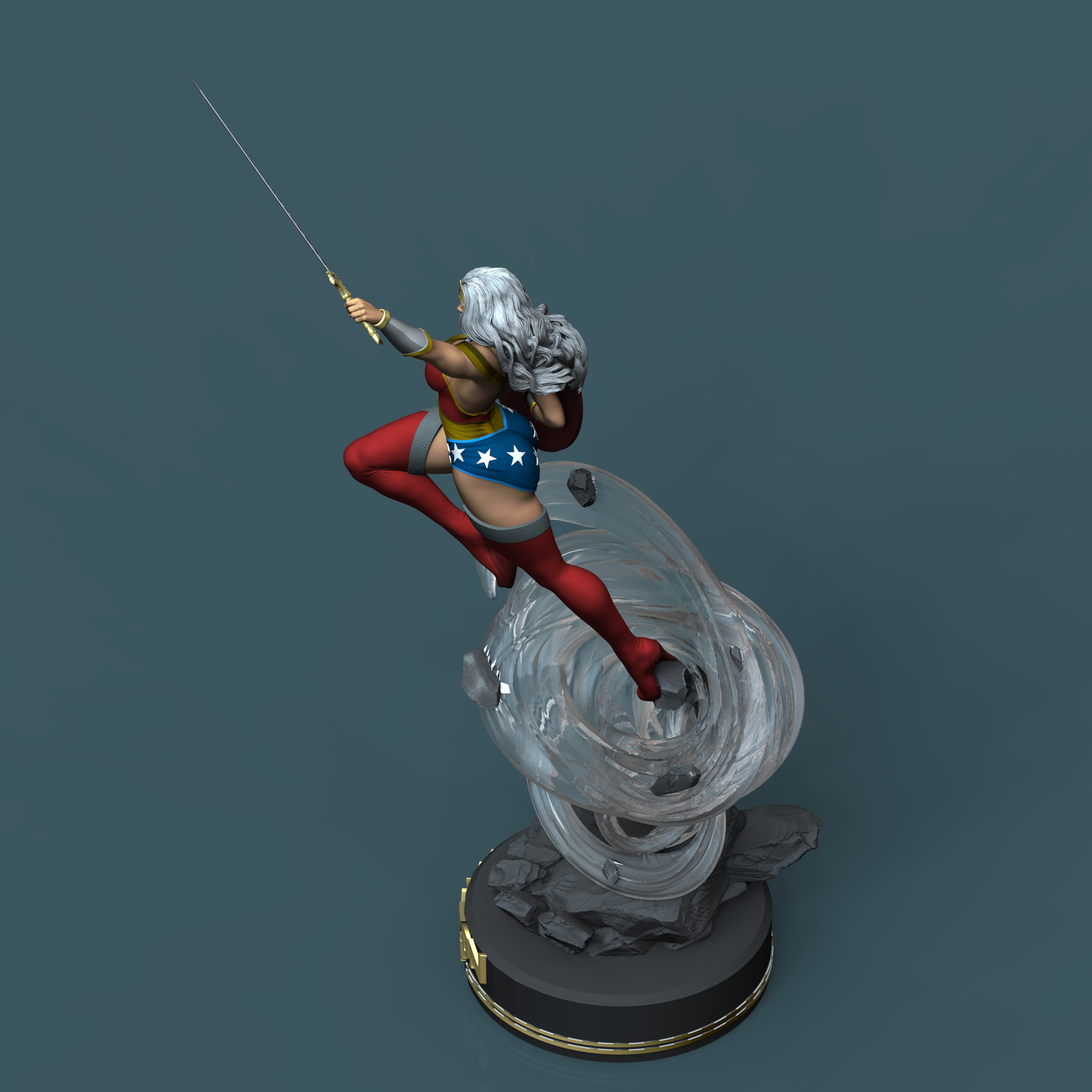 1367 Wonder Woman - Amazon Warriors - STL 3D Print Files