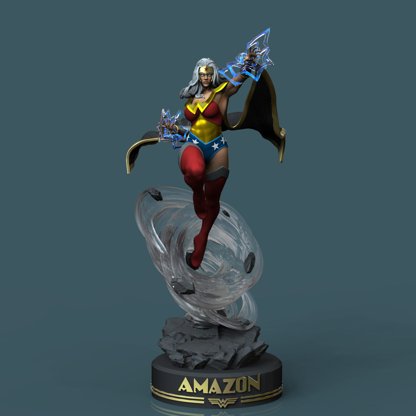 1367 Wonder Woman - Amazon Warriors - STL 3D Print Files