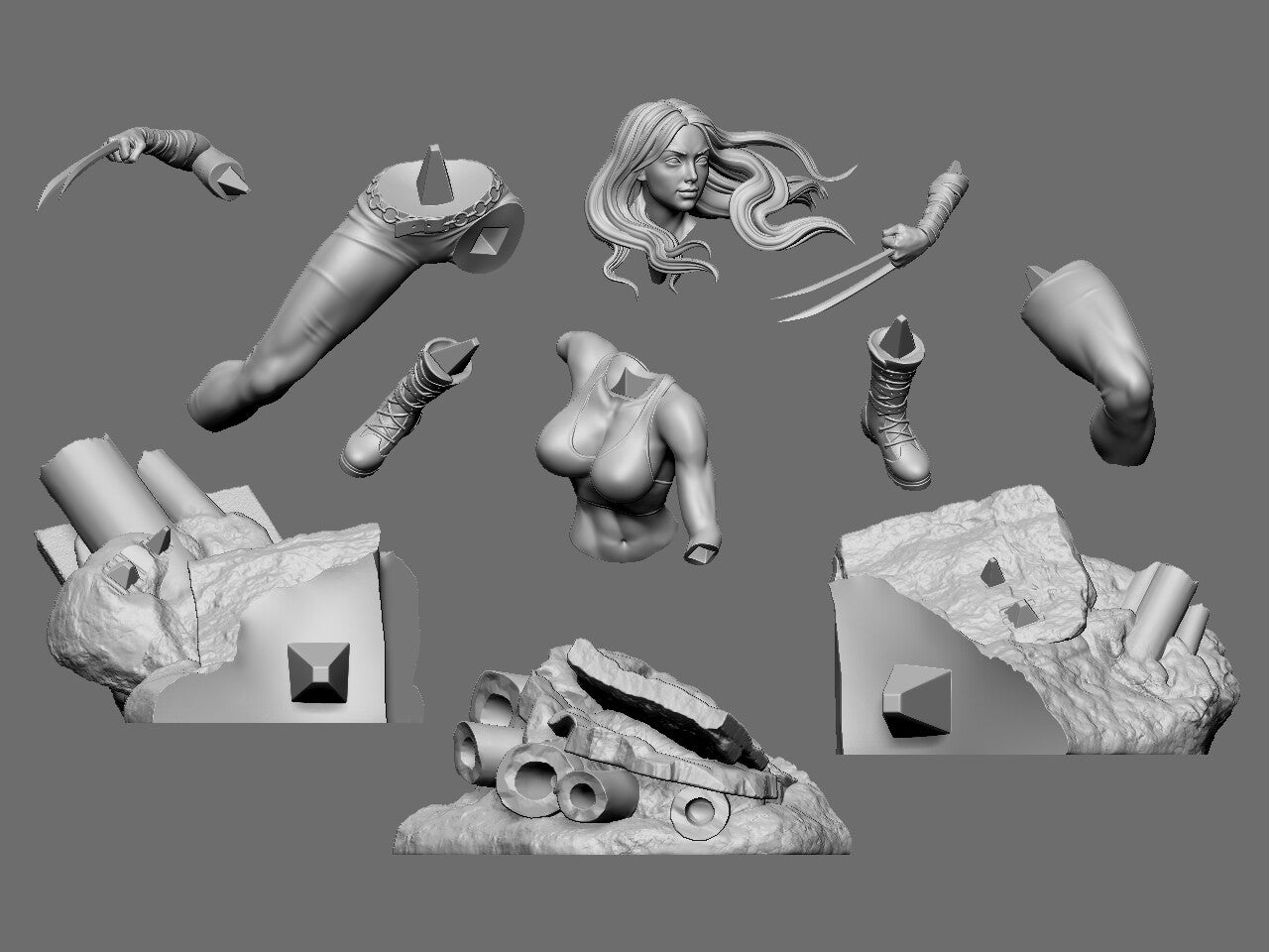 X-23 NSFW - X-men - STL 3D Print Files