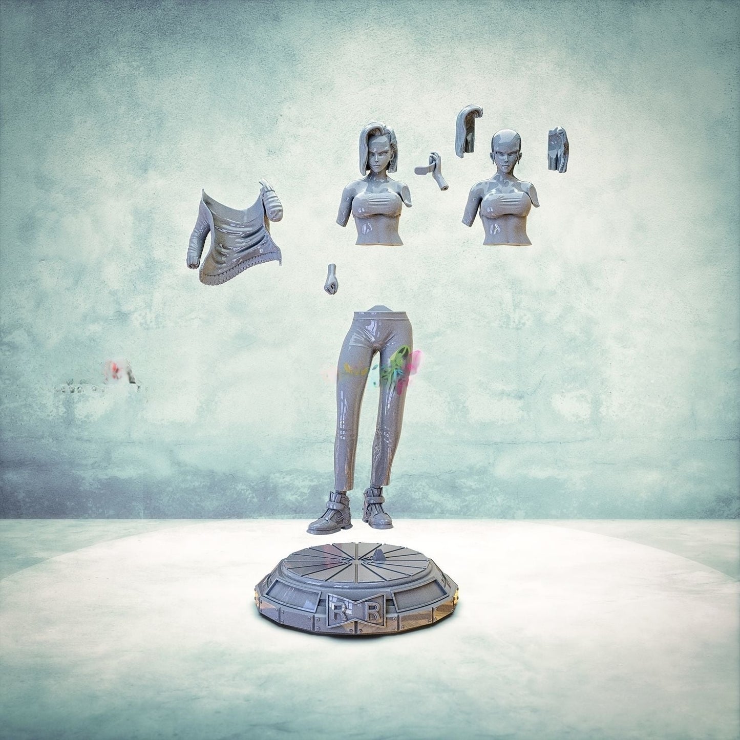 1488 Android 18 - Dragon Ball Z - STL 3D Print Files