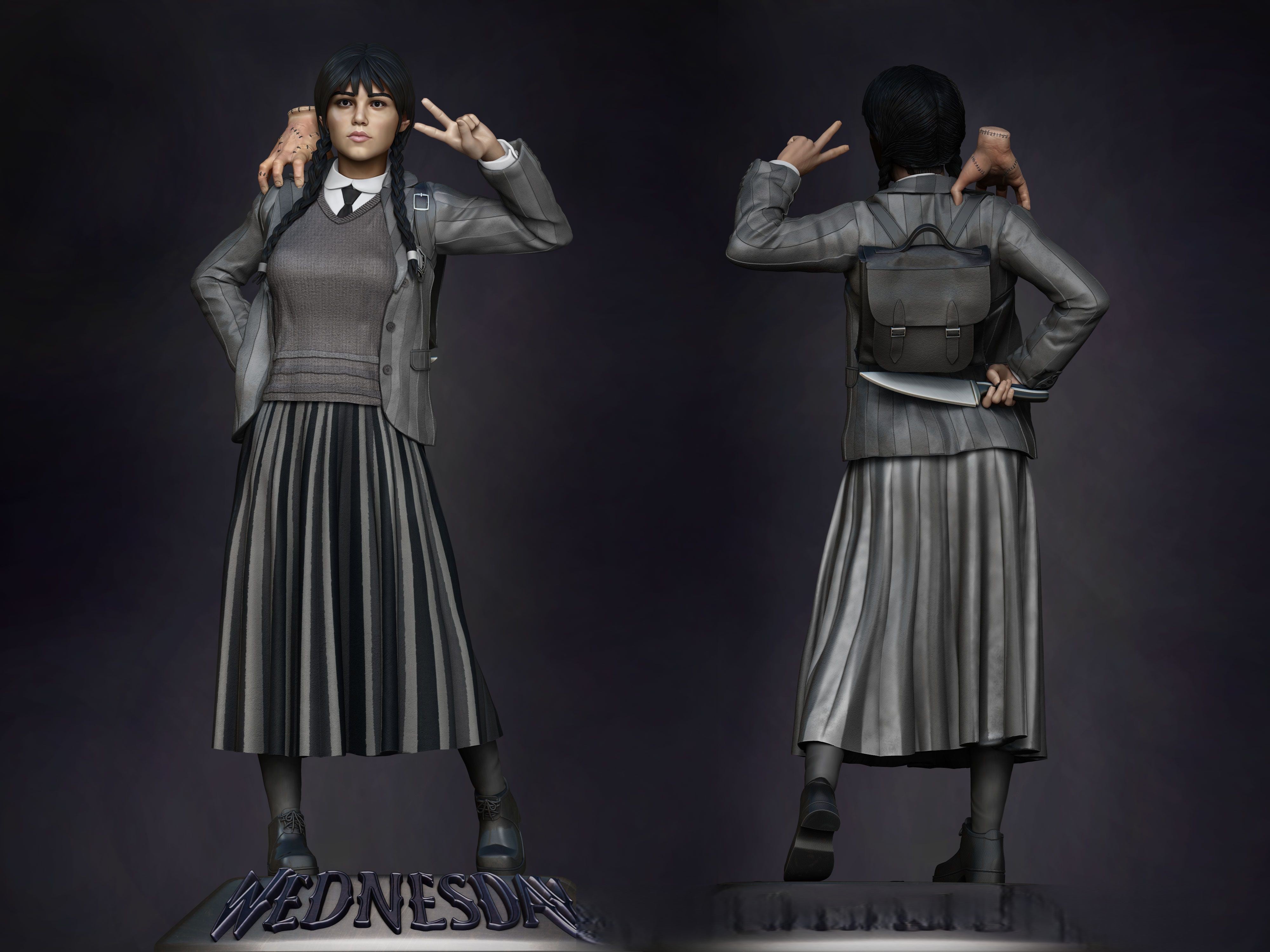 Wednesday Addams NSFW STL 3D Print Files My Stl wednesday-addams-nsfw-stl-3d-print-files-my-stl