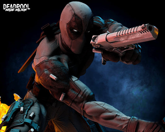 Deadpool Sculpture - Marvel Comics - STL 3D Print Files