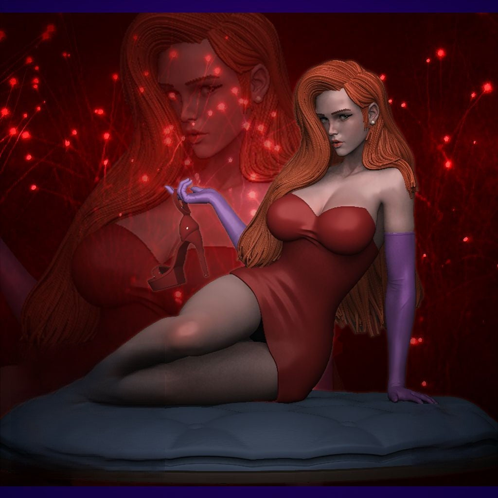 1845 Jessica Rabbit NSFW - STL 3D Print Files