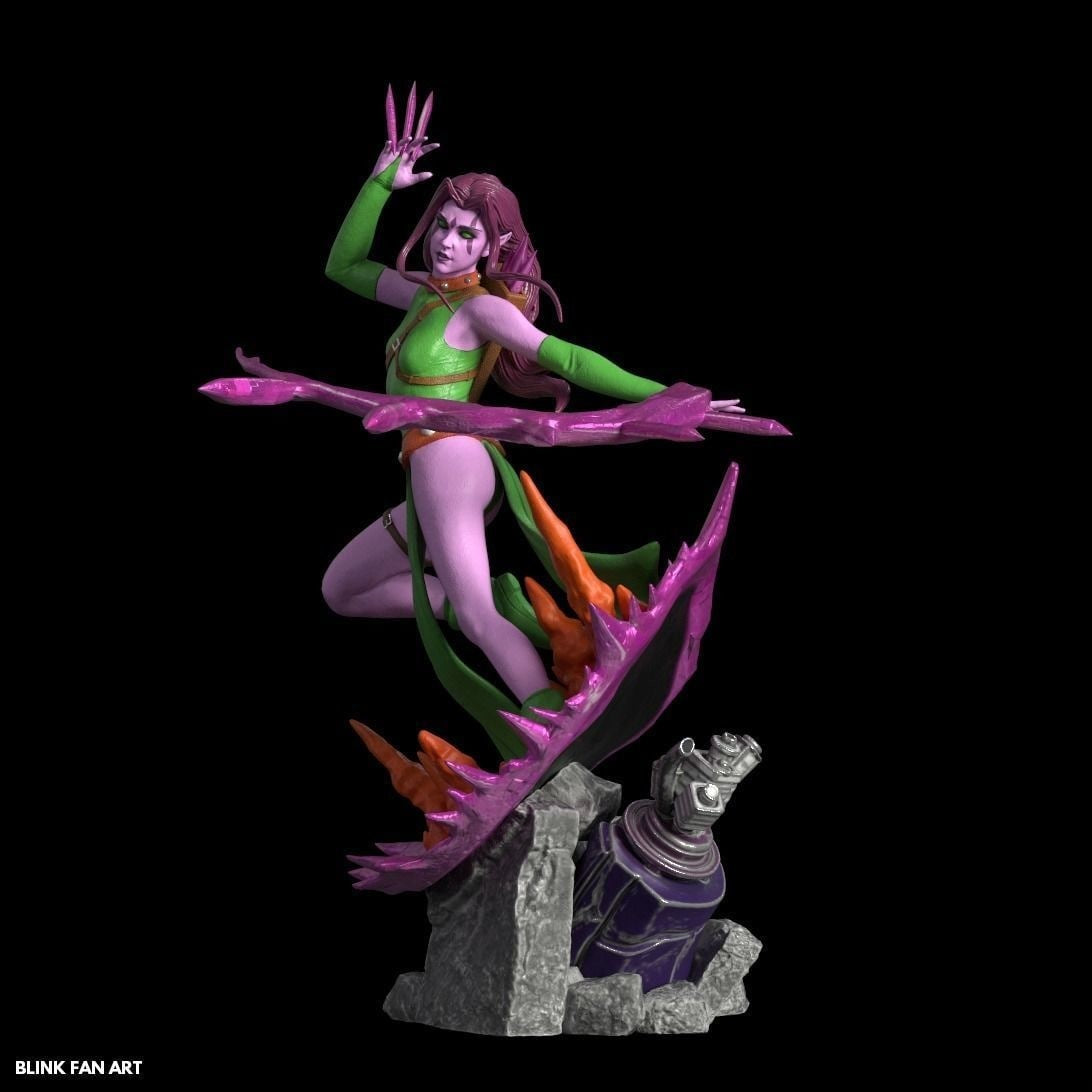 Blink - X-MEN - STL 3D Print Files