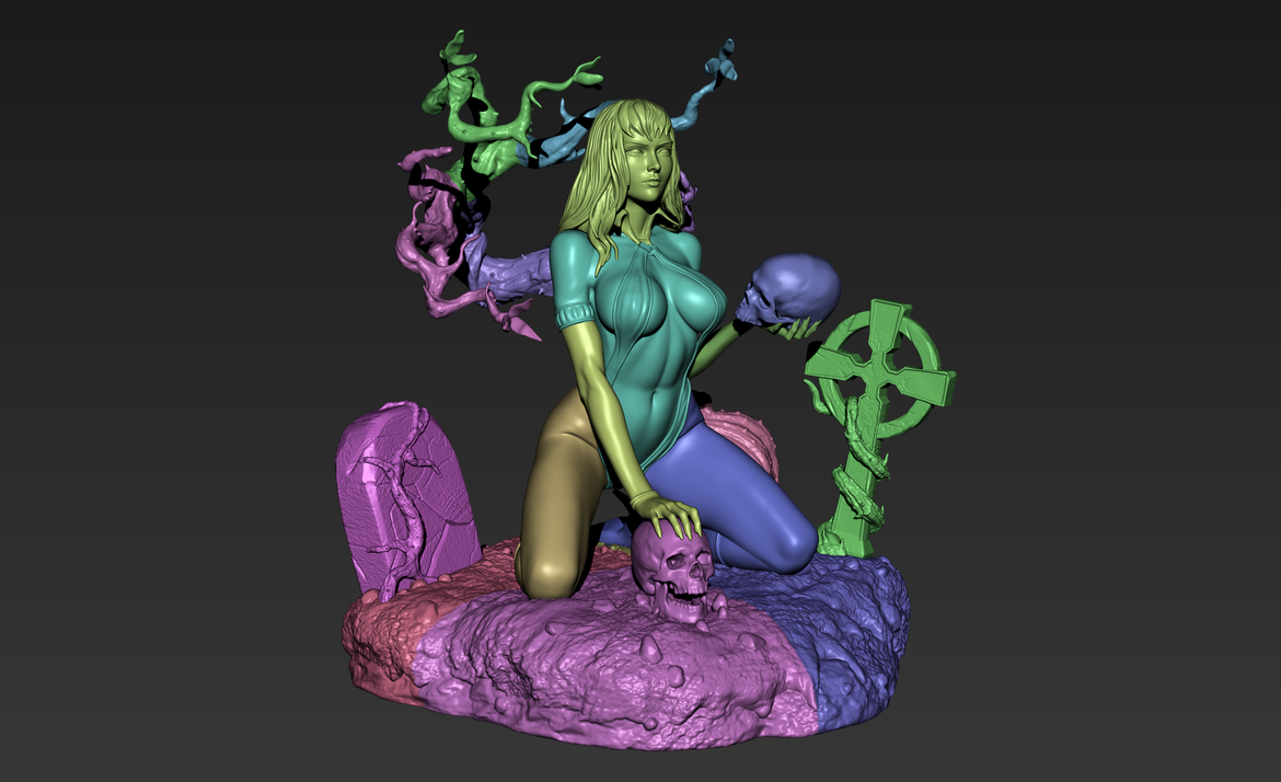 1322 Vampirella NSFW - STL 3D Print Files