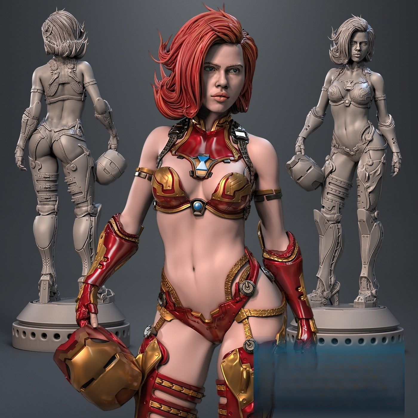 IRON WIDOW - Scarlett Johansson - STL 3D Print Files