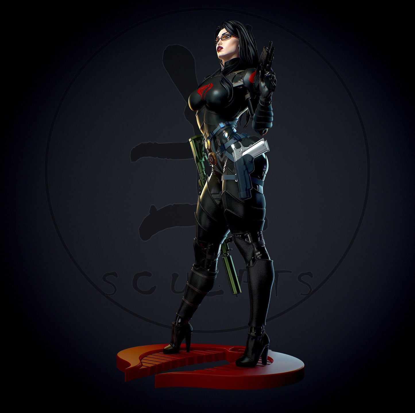 Baroness NSFW - G.I. Joe - STL 3D Print Files