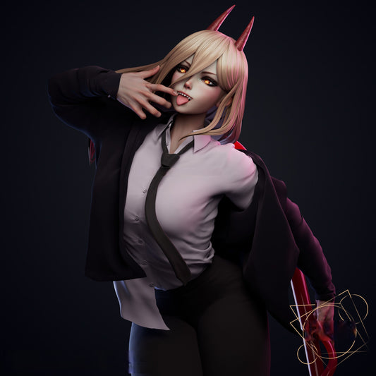 Power - Chainsaw Man - STL 3D Print Files