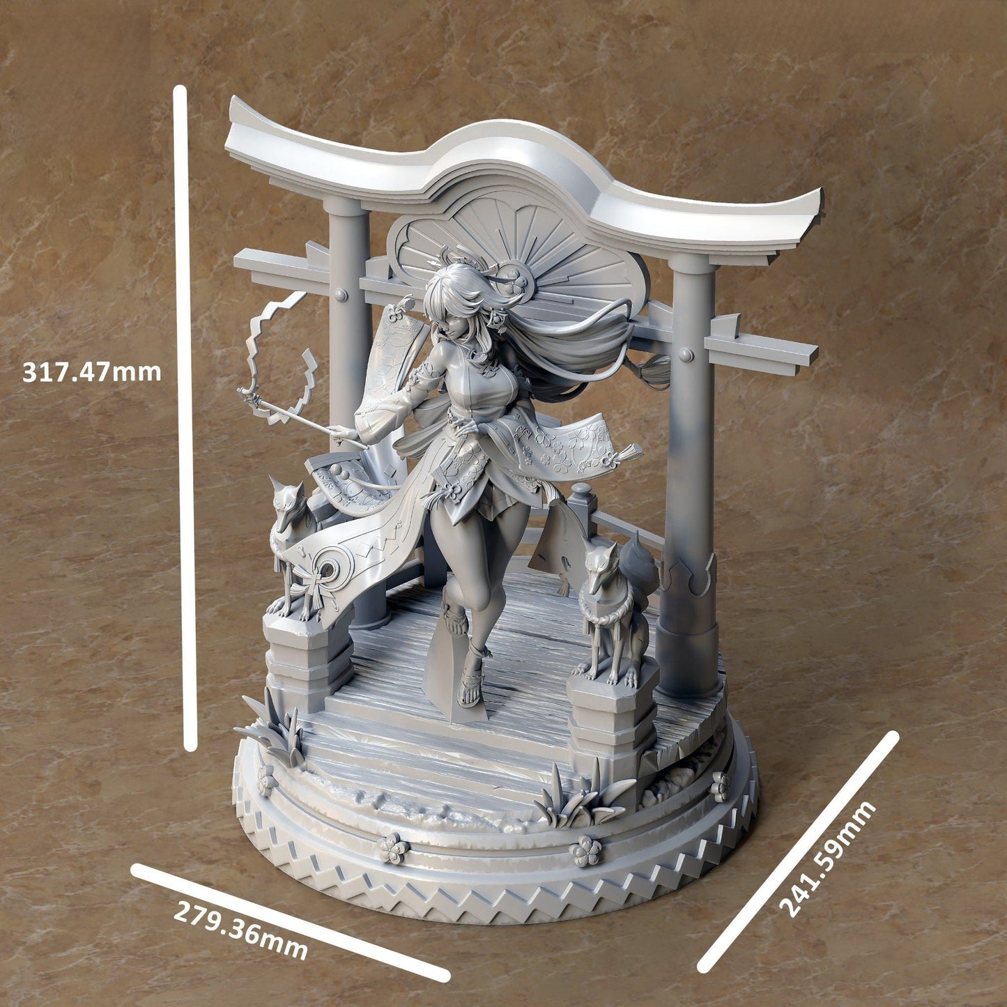 Yae Miko - Genshin Impact - STL 3D Print Files