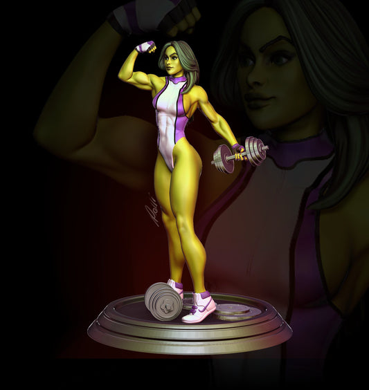 1598 She Hulk - Marvel Comics - STL 3D Print Files