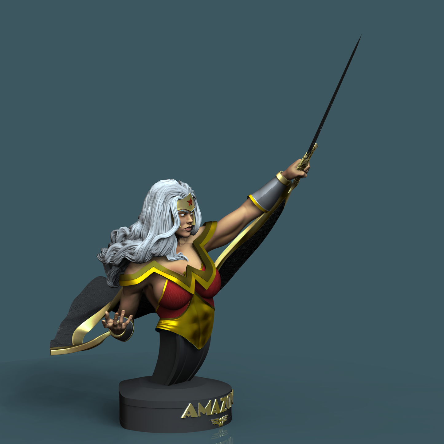 1367 Wonder Woman - Amazon Warriors - STL 3D Print Files