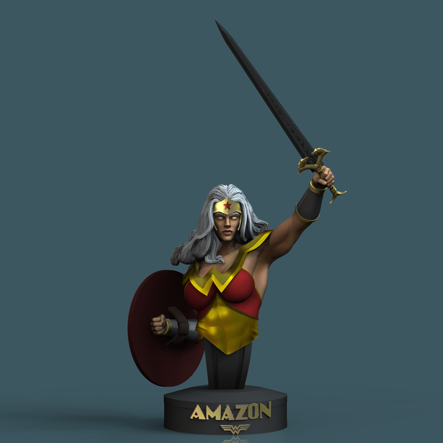 1367 Wonder Woman - Amazon Warriors - STL 3D Print Files