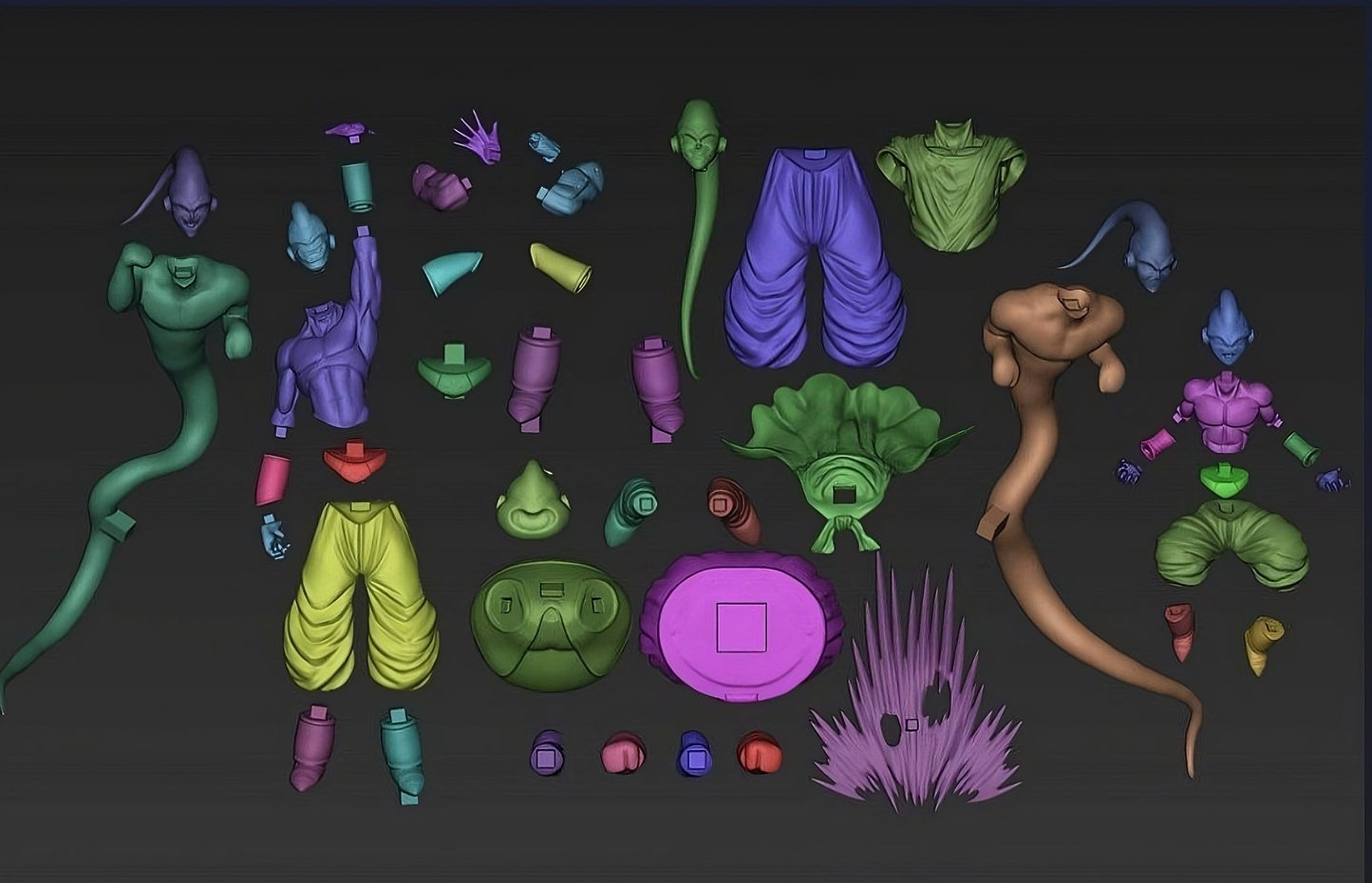 Buu Diorama - Dragon Ball Z - STL 3D Print Files