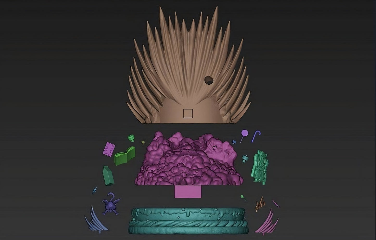 Buu Diorama - Dragon Ball Z - STL 3D Print Files