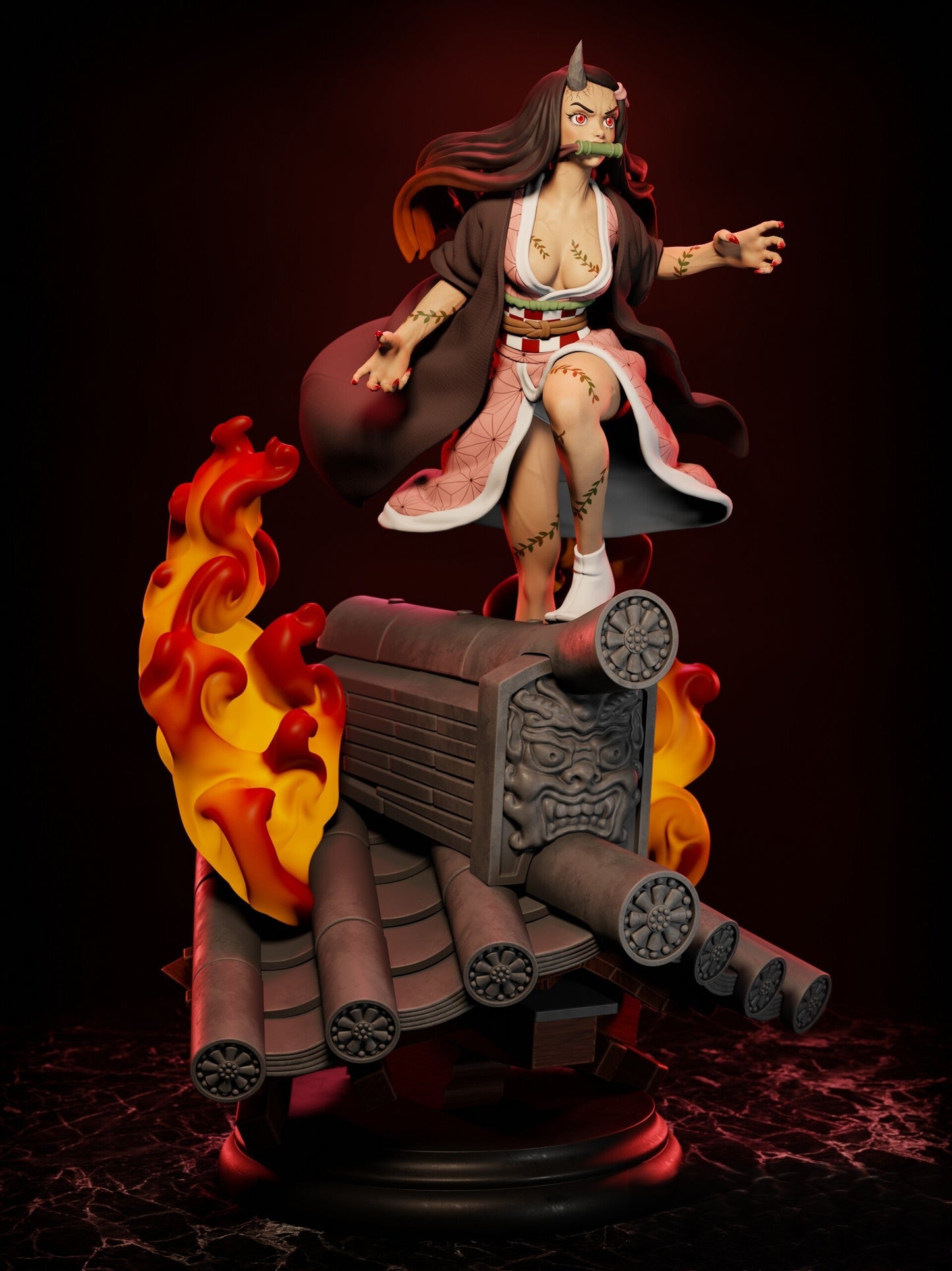 1340 Nezuko Kamado - Kimetsu no Yaiba - STL 3D Print Files