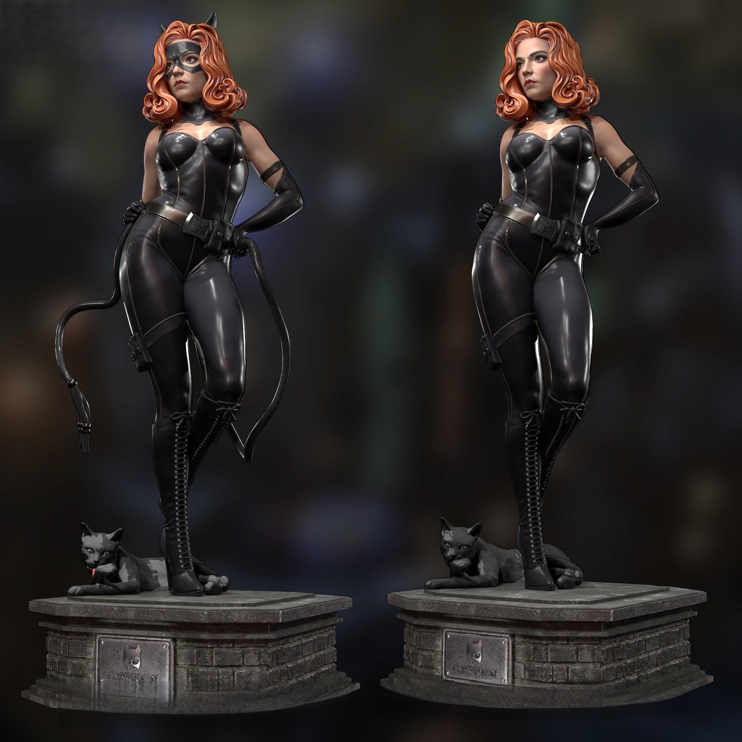 1606 Catwoman - DC Comics - STL 3D Print Files