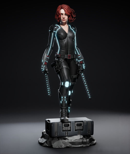 1293 Black Widow - MARVEL COMICS - STL 3D Print Files