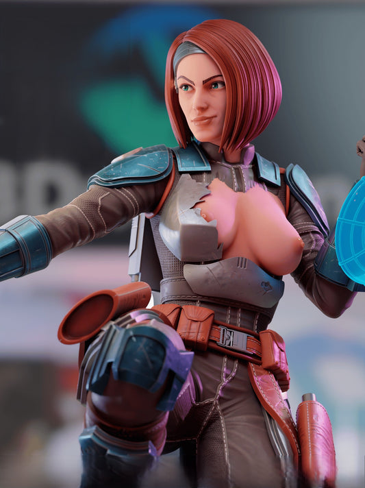 Bo-Katan Kryze NSFW - Star Wars: The Clone Wars - STL 3D Print Files