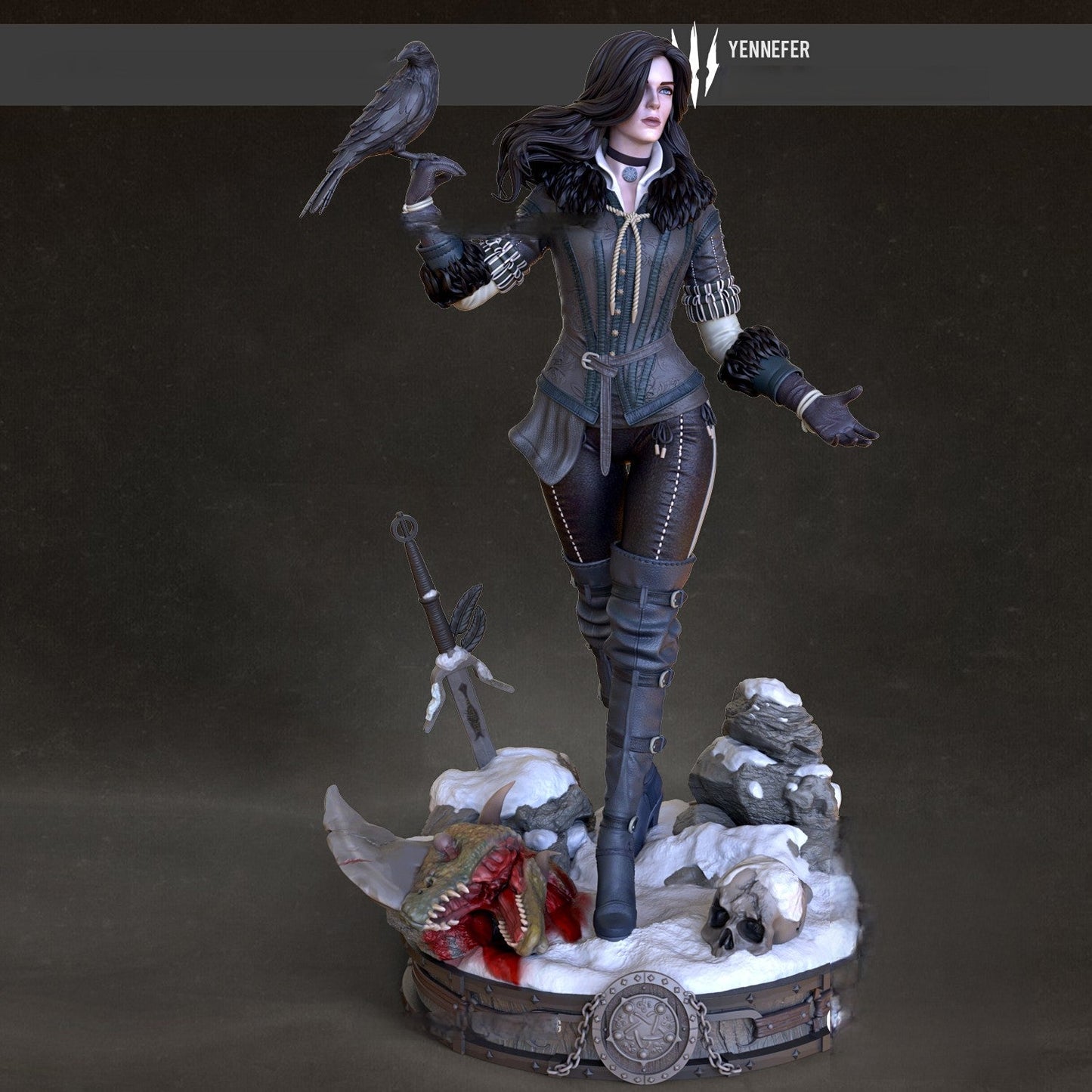 1613 Yennefer NSFW - The Witcher - STL 3D Print Files