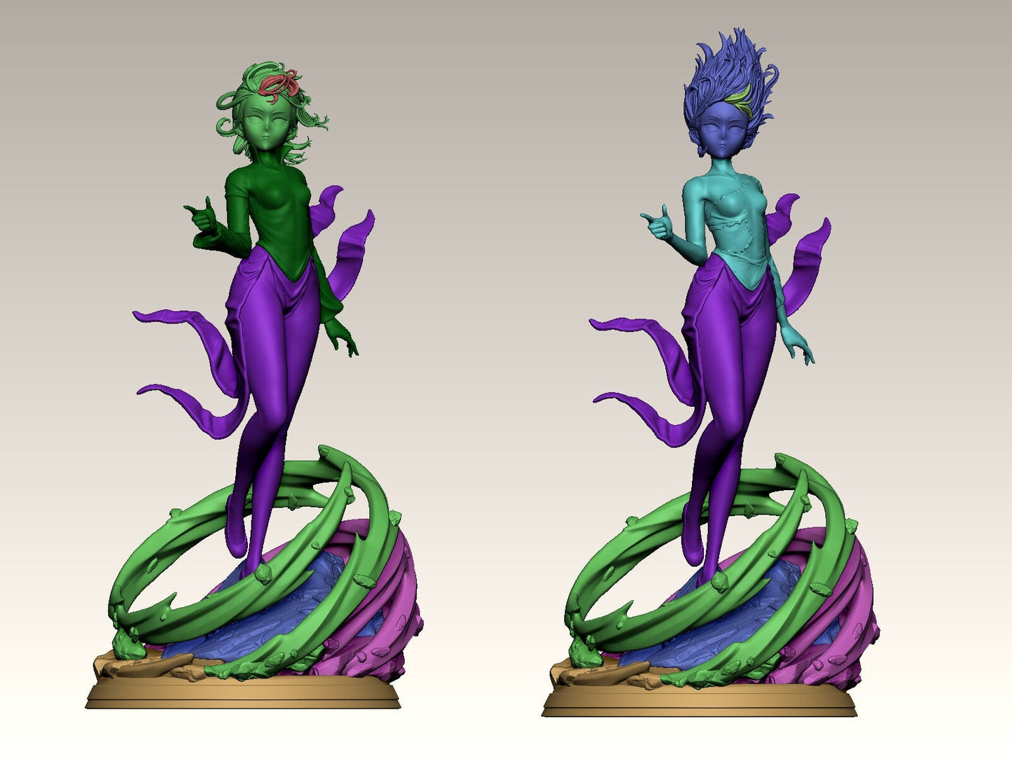 Tatsumaki - One-Punch Man - STL 3D Print Files