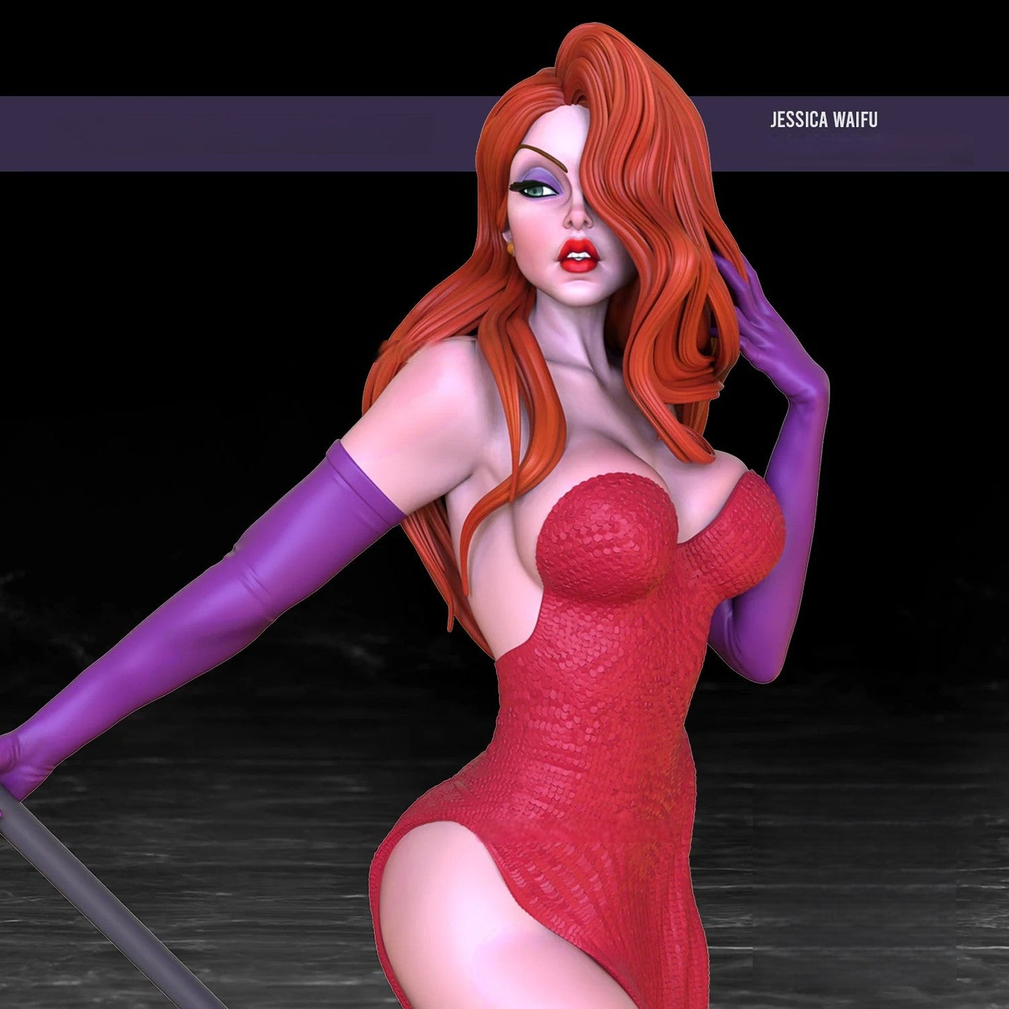 1615 Jessica Rabbit NSFW - STL 3D Print Files
