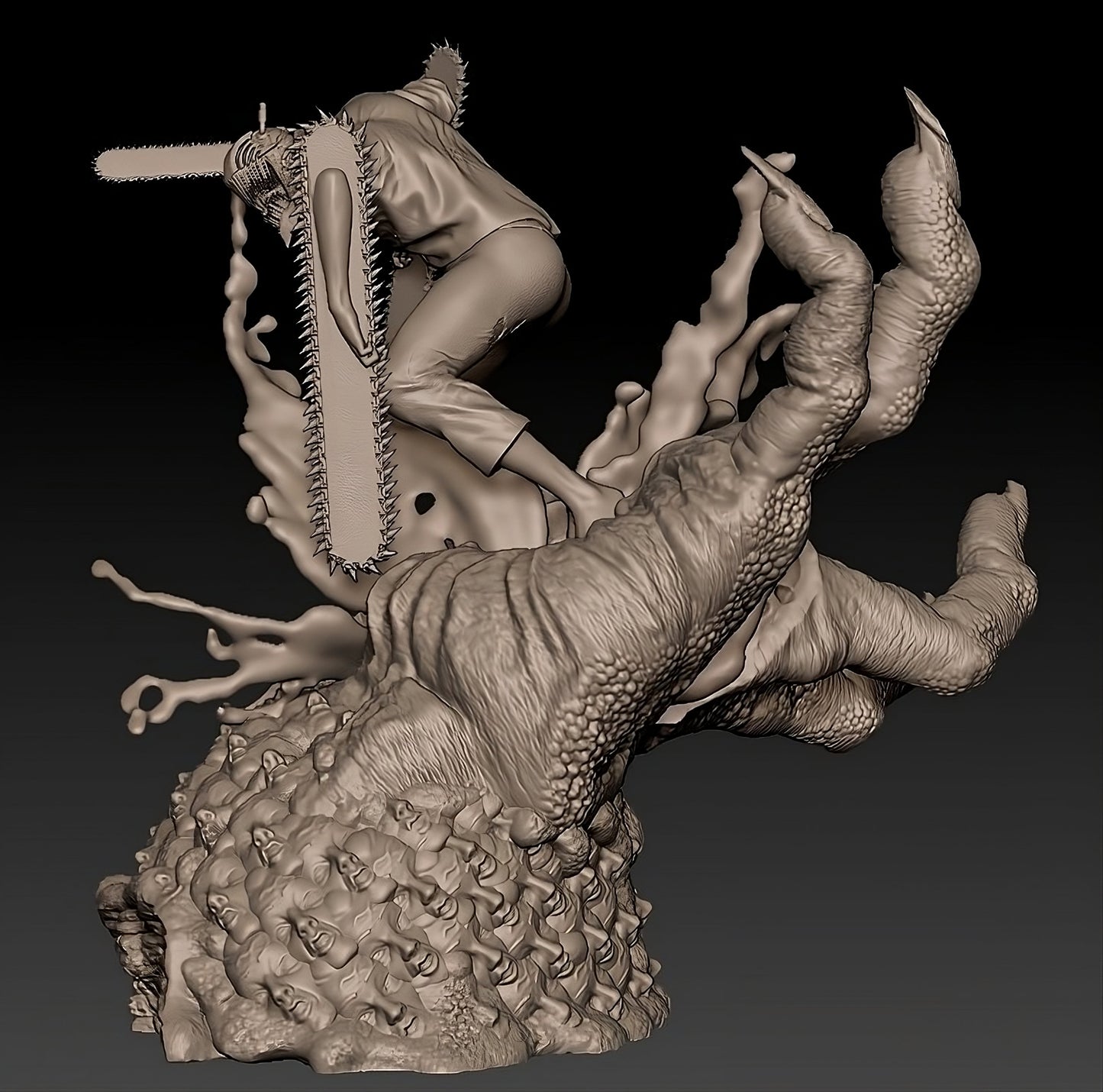 1473 Denji - Chainsaw Man - STL 3D Print Files