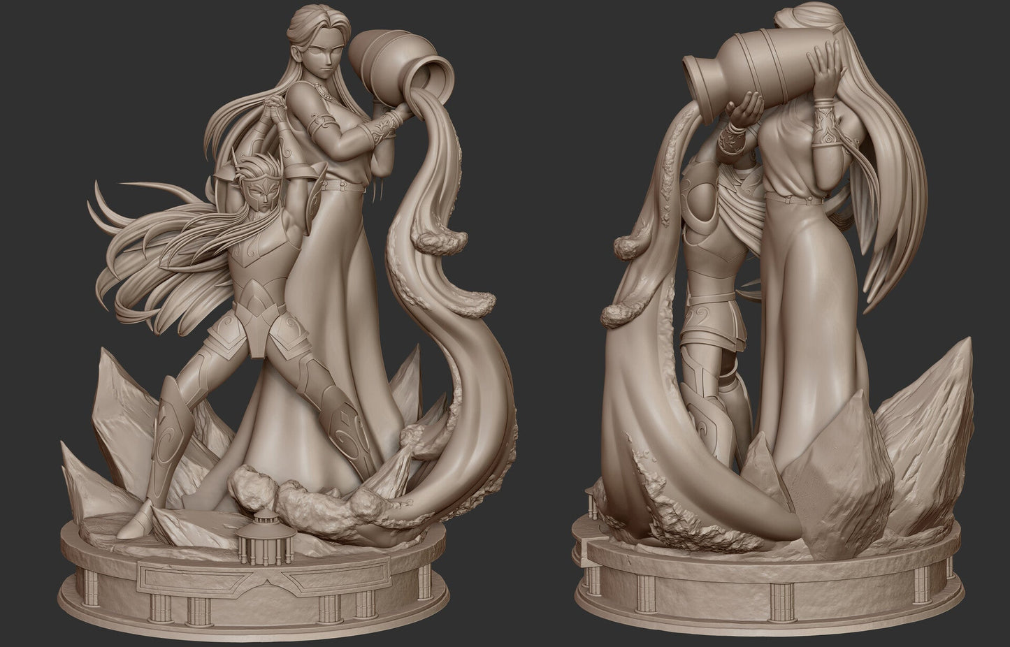 Aquarius Camus - Saint Seiya - STL 3D Print Files